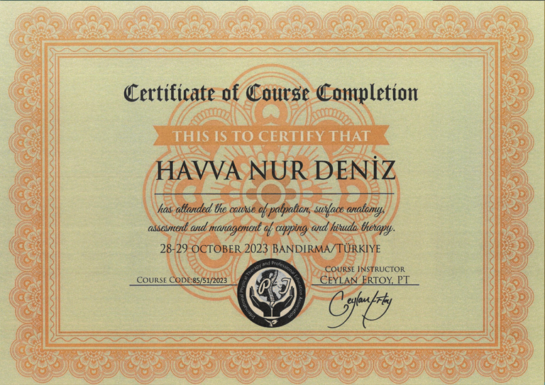 Havva Nur Deniz Diploma